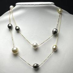 タサキ 南洋真珠ネックレス 8.5mm-12mm K18YG現行 タサキ 南洋真珠ネックレス 8.5mm-12mm K18YG現行 - メルカリ
