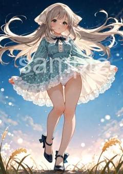 A13 一点物 高画質 AI ファンタジー パンチラ ドレス アイドル 美乳