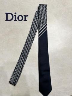 ［着用1回のみ］Dior Essential ネクタイ　ストライプブルー 着用1回のみ］Dior Essential ネクタイ ストライプブルー - メルカリ
