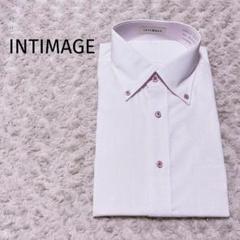 未使用タグ付き INTIMAGE 半袖ワイシャツ L 大きめ フォーマル 仕事