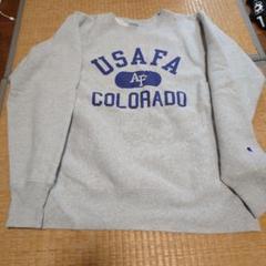 USAFA COLORADO スウェットトレーナー グレー REVERSE WEAVE Champion チャンピオン C3-A023 リバースウィーブ