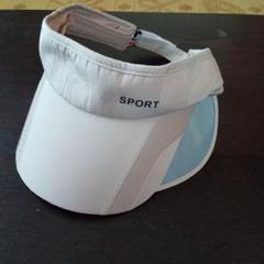 スポーツ用ホワイトバイザー