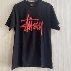 Stüssy ブラック レッド Tシャツ S