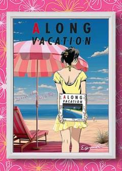大滝詠一/江口寿史・ロンバケ【A4サイズ写真ポスターフレーム付き２点セット】夏のサムネイル