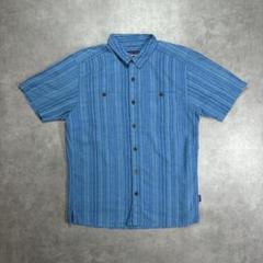 patagonia(パタゴニア) 半袖シャツ ヘンプ 総柄 Mサイズ Patagonia パタゴニア オーガニックコットン ヘンプ半袖シャツ M