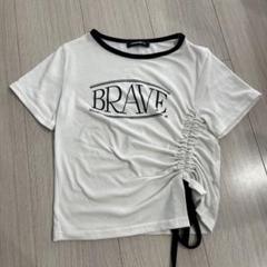 dispark BRAVEプリント 半袖Tシャツ