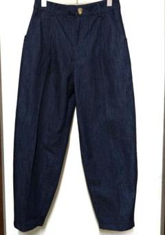 ZARA ダークブルー ワイドパンツ EUR 32レディースMサイズ