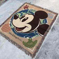 ディズニー ミッキー ラグマット カーペット ヴィンテージ アメリカ雑貨90s VINTAGE】ラグ マット 90s USA製 ディズニー ミッキーマウス