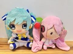 桜ミク　ふわふわキーチェーンマスコット　セット 初音ミクだけのスペシャルアソートになって「ふわふわキー
