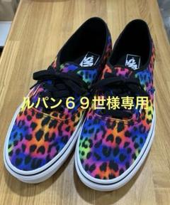 VANS バンズ スニーカー レインボーレオパード ヒョウ柄 27㎝ 箱無のサムネイル