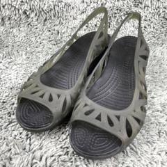 美品 クロックス crocs アドリナ 3.0 ミニ ウェッジソール