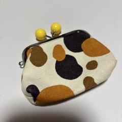 アニマル柄がま口財布
