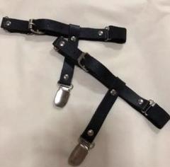 シンプルレザー レッグガーター☆両足セット☆フリーサイズ