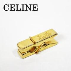 CELINE セリーヌ　マネークリップ　ゴールドカラー マネークリップ 馬車 キャリッジ ロゴ ゴールド（2021/06/17買取