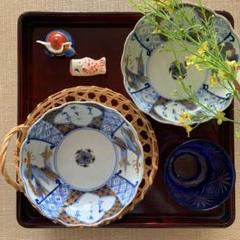 【松崎　健　呉須釉　白金彩角皿】 共箱　骨董　アンティーク　インテリア 松崎健呉須釉白金彩角皿】 共箱骨董アンティークインテリア