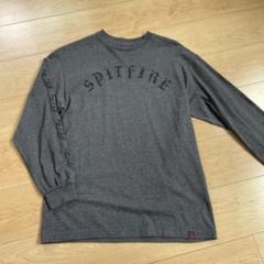 90s？ SPITFIRE ブラック ロングスリーブ Tシャツ　L〜XL相当 Vintage Spitfire Wheels Skateboard Fire Head Skate Logo