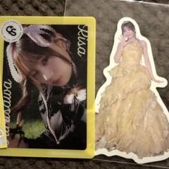 CUTIE STREETステッカー　古澤里紗　トレカ　LARME