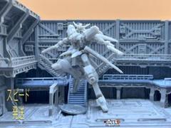 3Dプリント製 レジン ロボットモデル 80mm ディオラマ用のサムネイル
