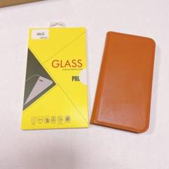 本革 (牛革) Galaxy S22 5G 手帳型 ケース　フィルム セット