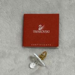 スワロフスキー★置物★おしゃぶり★ゴールド系★美品
