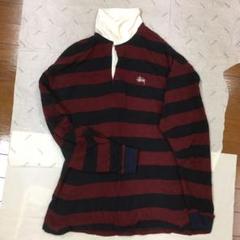523【即完売品】ステューシー♤ワンポイントロゴ　ボーダー　長袖ラガーシャツ 523【即完売品】ステューシー♤ワンポイントロゴボーダー長袖
