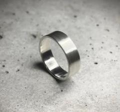 silver950 ring シルバー マットリング 6mm 指輪　13号