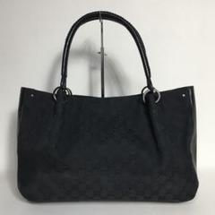 2504-168|美品|グッチ GGキャンバス ハンドバッグ ブラック