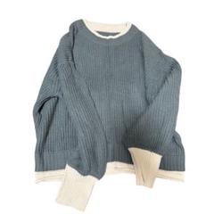THE SHISHIKUI (シシクイ)ハンドメイドニット グレー