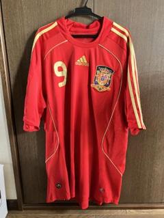 2008年モデル スペイン代表 ユニフォーム 日本XL トーレス マーキング入 2008年モデル スペイン代表 ユニフォーム 日本XL トーレス