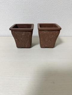 中国美術 六角形の装飾陶器植木鉢 落款あり 4つの足付き 龍の