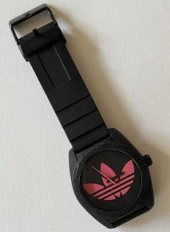 Adidas 腕時計 黒 ピンクロゴのサムネイル