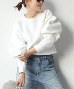 美品✨ドゥーズィエムクラス　スウェット　プルオーバー　オーバーサイズ　白 2025年最新】Deuxieme Classe レディース トレーナー