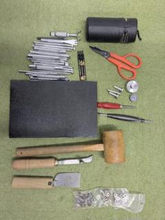 【レザークラフト工具セット 一式】のサムネイル