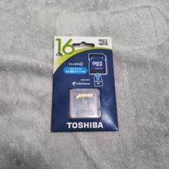 TOSHIBA 16GB microSDHC メモリーカード
