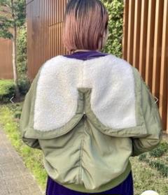 Ray BEAMS ボアフードショートブルゾン ma-1 レイビームス Ray BEAMS ボアフードショートブルゾン ma-1 レイビームス