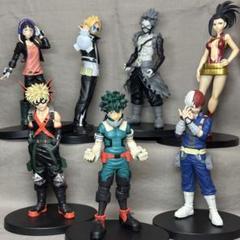 僕のヒーローアカデミア 緑谷出久 爆豪勝己 轟焦凍 八百万百 フィギュア 7個