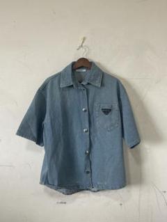 21SS プラダ　デニムシャツ Prada 21SS デニムシャツ - メルカリ