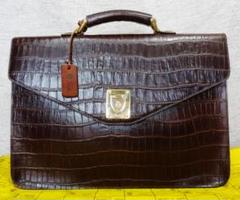 TJ【良品】 Felisi　フェリージ　1846　クロコ柄　ビジネスバッグ TJ様専用【良品】 Felisi フェリージ 1846 クロコ柄 ビジネス
