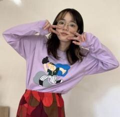 あいみょん　甲子園 公式グッズ ロンT パープル XL 2025年最新】あいみょん tシャツ 甲子園の人気アイテム - メルカリ