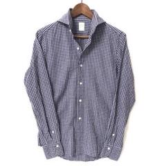 ラニラニ様　Finamore フィナモレ　セルジオ　ブロックチェック　シャツ 秋冬モノ入荷！まずはFinamoreから。｜TOKYOlife