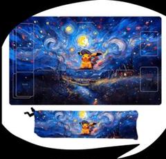ポケモンカード プレイマット ピカチュウ 星月夜 専用ケース付き