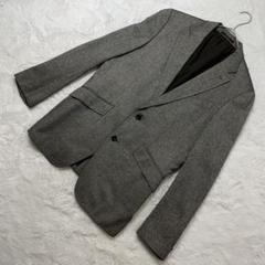 【L】ARTISAN アルチザン テーラードジャケット グレー系 ウール混
