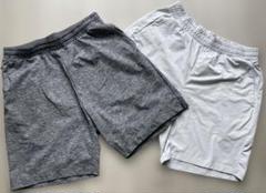 【UNIQLO】ショートパンツ 2枚セット メンズM グレー＆ホワイト