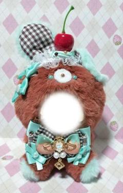 【2点セット】おすわりぬい服 着ぐるみ ちびぐるみ バレンタイン チョコミント ぬい服 着ぐるみ ちびぐるみ(11cmぬい)サイズ チョコミント