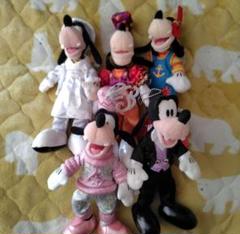 グーフィー ディズニー ぬいぐるみバッジ セット売り