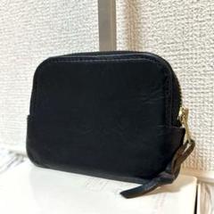 【美品✨SOAK / ソーク】ポーター　コインケース　ラウンドジップ　黒　レザー