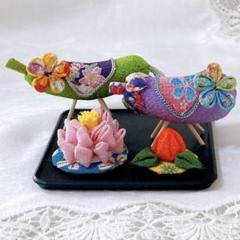 精霊馬☆お盆セット☆つまみ細工☆ほおづき☆蓮の花☆ちりめん細工☆