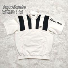 TaylorMade ゴルフ 半袖ハイネック メンズM 白黒