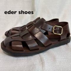 沸騰ブラドン eder 41 試着のみ イタリア製 レザー グルカサンダル shoes 靴