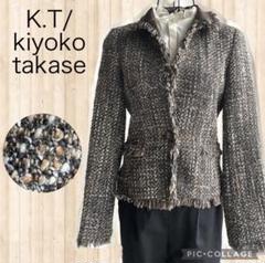 『K.T』 キヨコタカセ (15) カシミヤブレンドテーラードジャケット ウール 240654002004-3.jpg